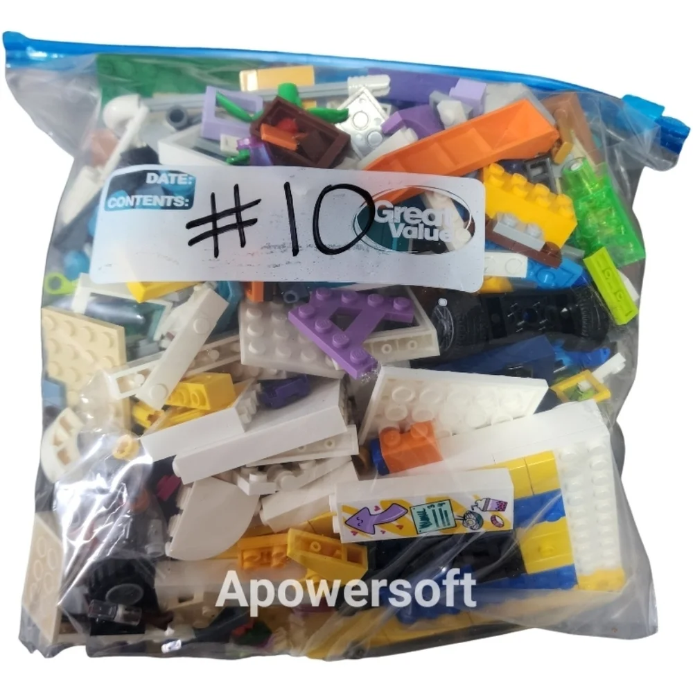 Lego Misc Lot Assorted One Gallon Zip Bag #10